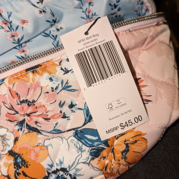 VERA BRADLEY Belt Bag  NewWithTags - Picture 8 of 9